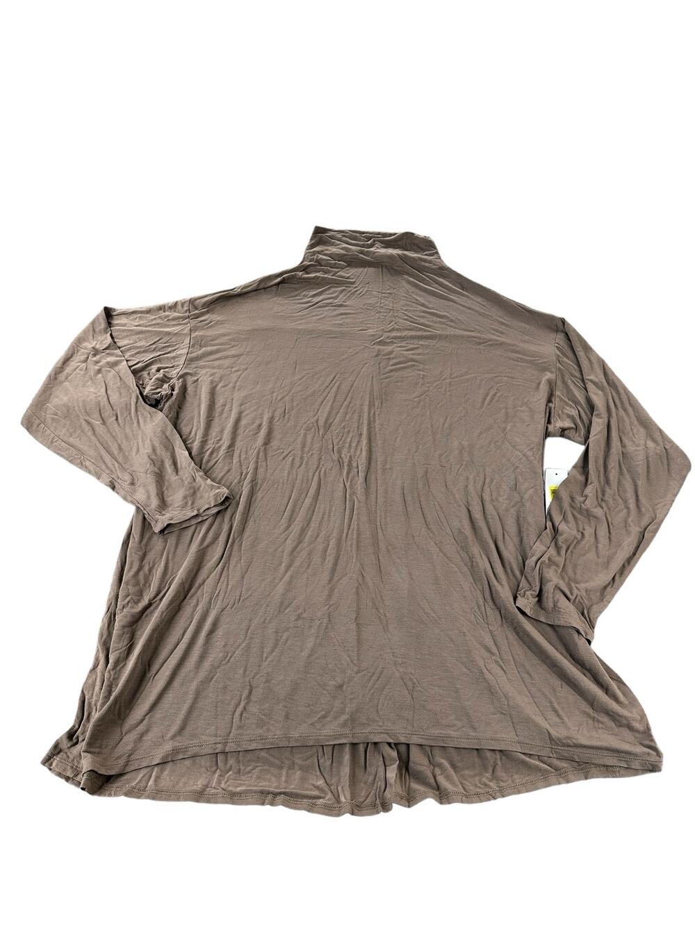 NWT Westbound Woman Brown Long Sleeve Turtleneck Women's Size 3X